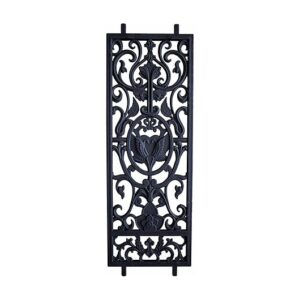 รั้วเหล็กหล่อลายหงส์คู่